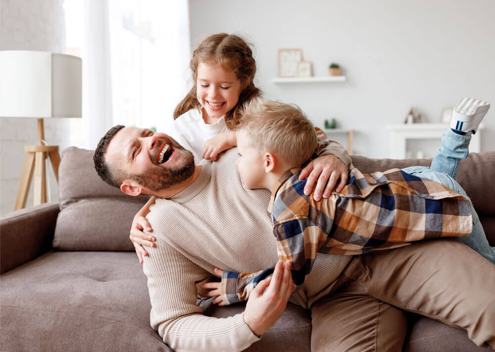 Reír en familia