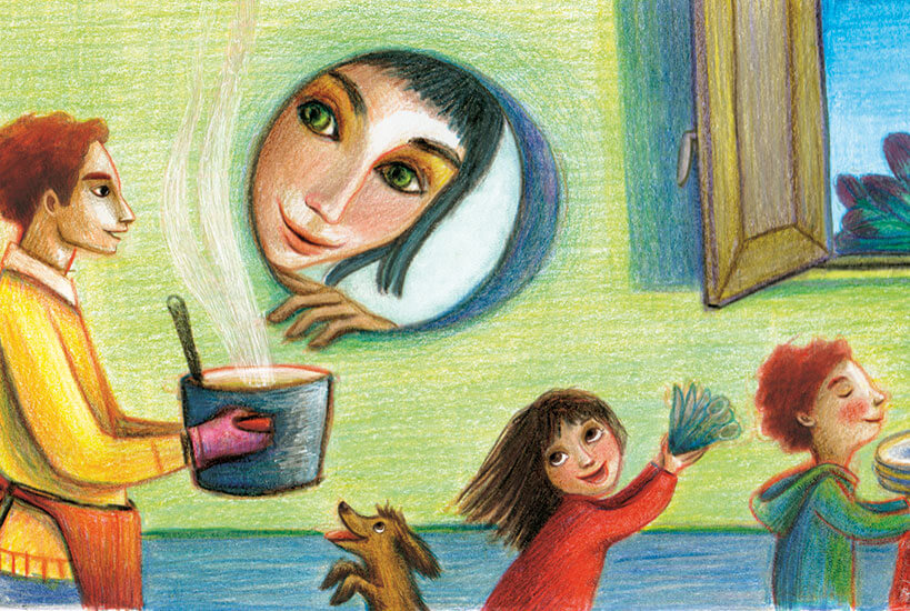 Ilustración Hogar dulce caos