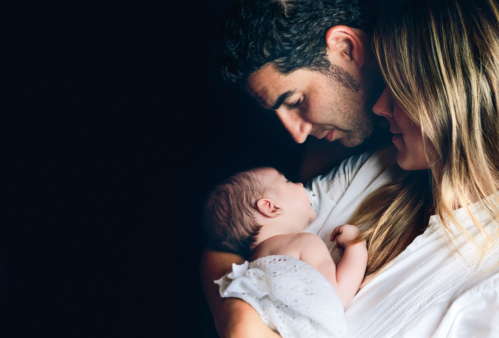 Padres y su bebé- por qué tener hijos