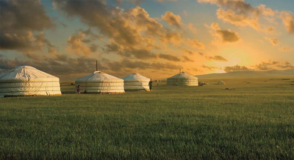 Yurta de Mongolia