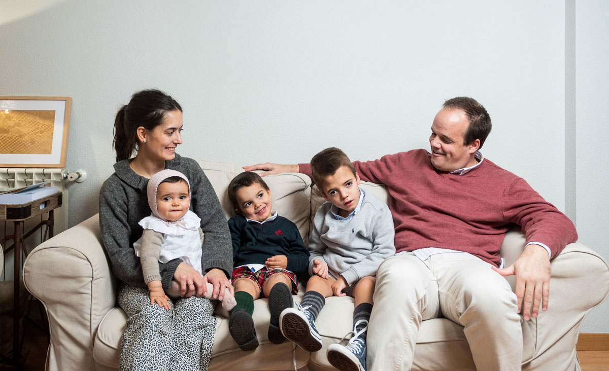 Familia de Rafa y Lara